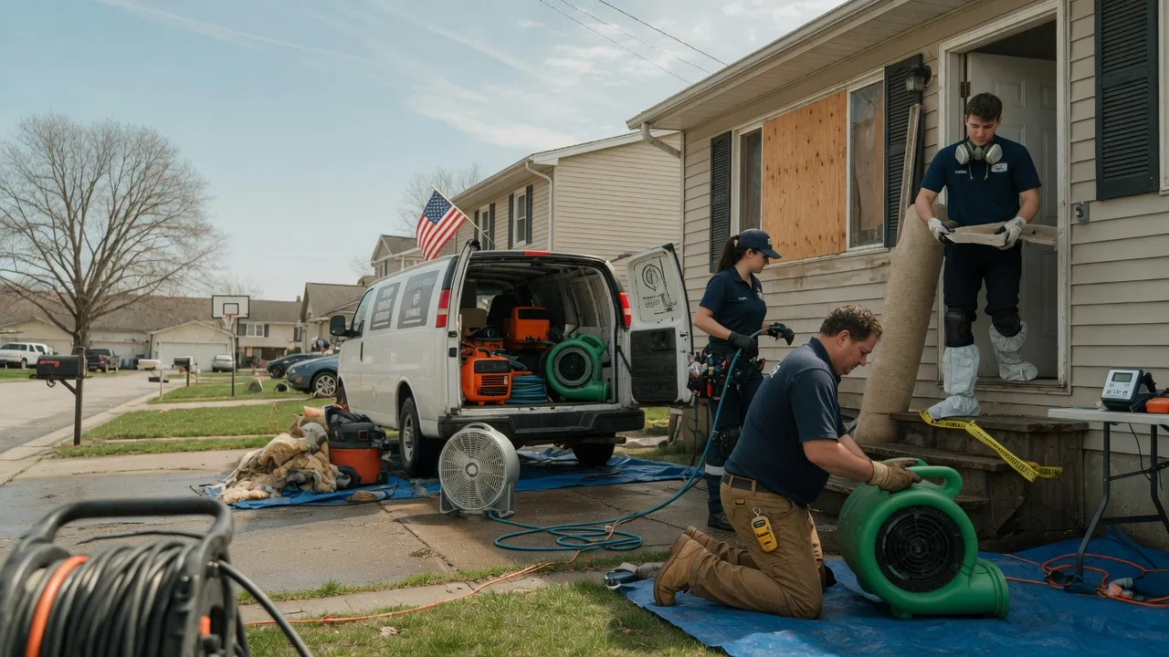 Water Damage Restoration in Springville, IN near me
